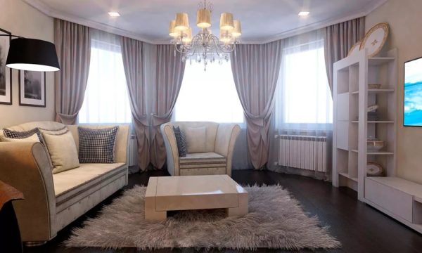 Эркерные шторы 35 фото дизайнерских идей