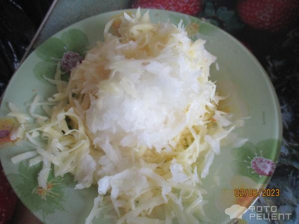 Рецепт: Заливной пирог - с картошкой и рыбой