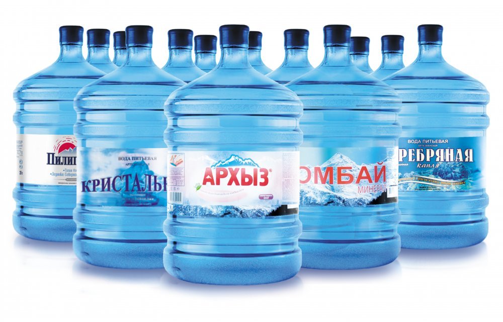 Питьевая вода в бутылях 19 л с доставкой