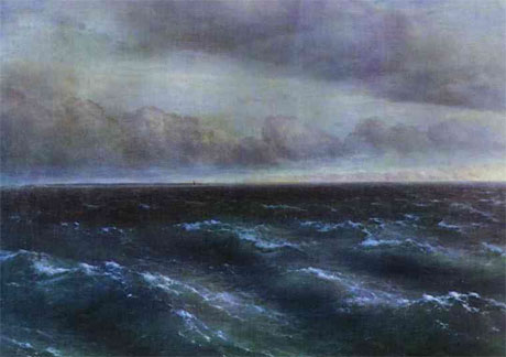 1881, Ivan Aivazovsky. The Black Sea