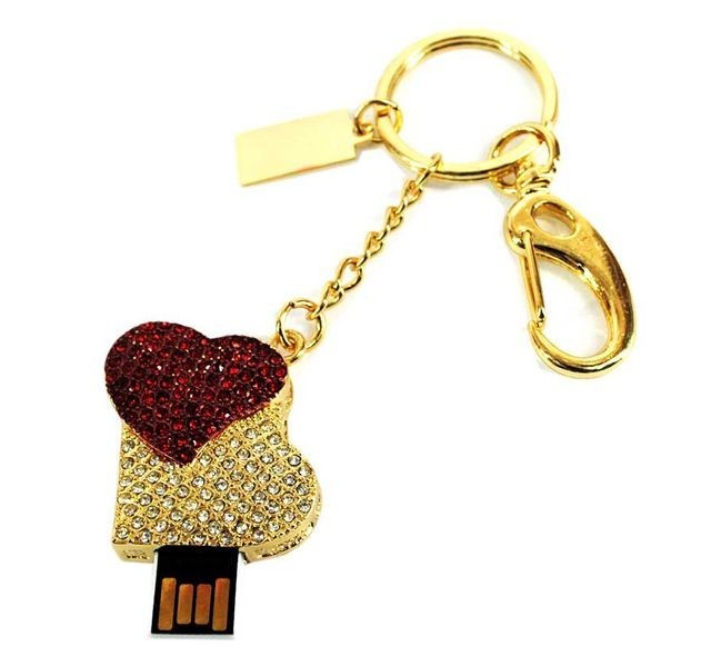 USB флешка сердце - подарок на день влюбленных