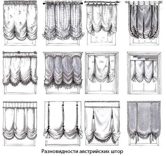 	Дизайн штор и портьер: стиль занавесок, дизайн портьер	