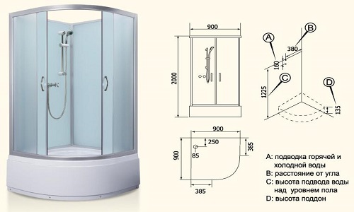 Как правильно выполнить подбор душевой кабины для загородного дома
