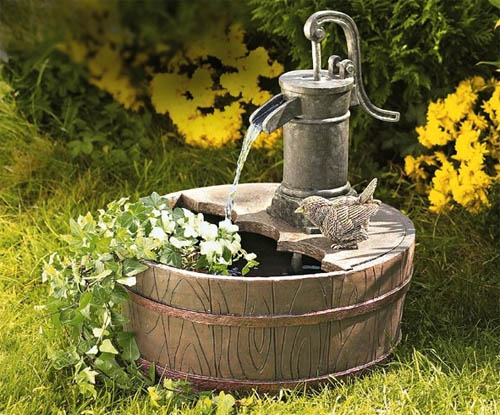 Обустройство сада: выбираем садовый фонтан
