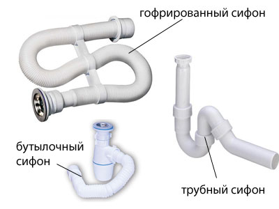 Замена сифона на кухне своими руками