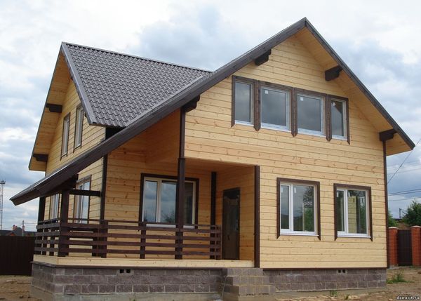 Дома из клееного бруса