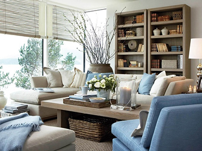 Гостиная в скандинавском стиле