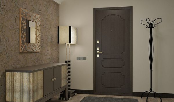 Металлические двери МДФ