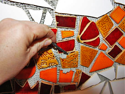 Мозаика в интерьере