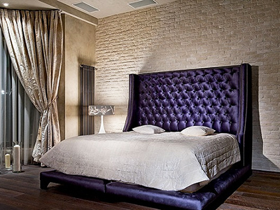 Спальня в стиле лофт