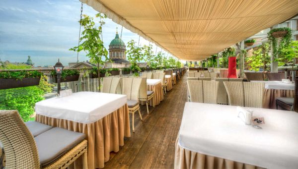 Терраса для кафе и ресторана