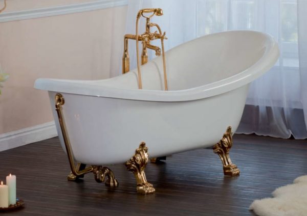 Виды современных ванн Kvadratura