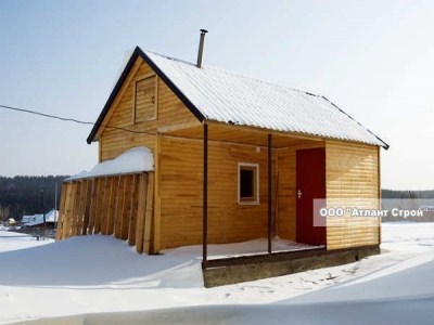 Интерьер деревянного дома внутри