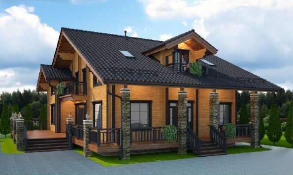 Почему строительство домов из клееного бруса так привлекательно