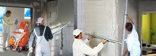 Штукатурим стены