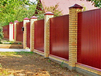 Фундамент для забора