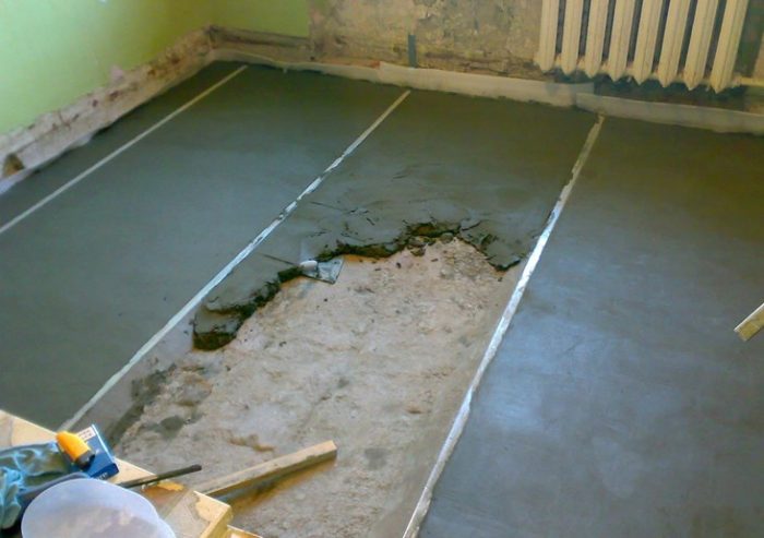 Как правильно класть плитку на деревянный и бетонный пол