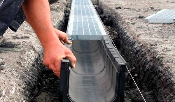 Ливневый дренаж участка