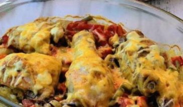 Рис с курицей в духовке