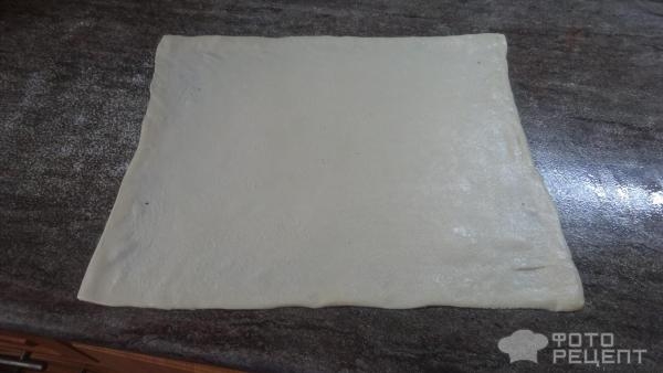 Рецепт: Печенье с корицей из дрожжевого теста - Быстро и очень вкусно.