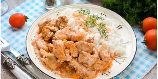 Бефстроганов из курицы