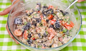 Невероятно вкусный салат. Готовлю из самых простых продуктов