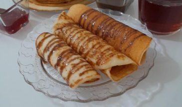 Рецепт: Блинчки на сыворотке — Любимый рецепт блинного теста на сыворотке — бюджетно и вкусно.