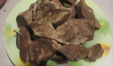 Рецепт: Хе из печени — азиатский рецепт