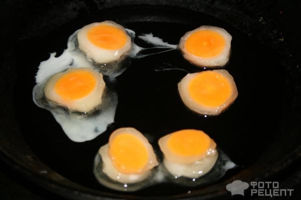 Рецепт: Замороженные яйца - ложные "перепелиные яйца"