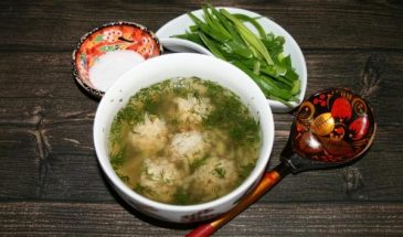 Рецепт: Суп с фрикадельками — Подходит по диете «Стол №5»