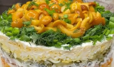 Салат «Грибная поляна»: рецепт красивого и вкусного блюда к праздничному столу