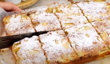 Бесподобный яблочный пирог. Пеките сразу 2 противня: яблок больше чем теста