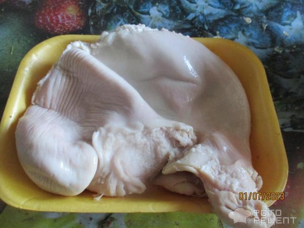 Рецепт: Фаршированный свиной желудок — сальтисон или ковбых, баарш или хаггис
