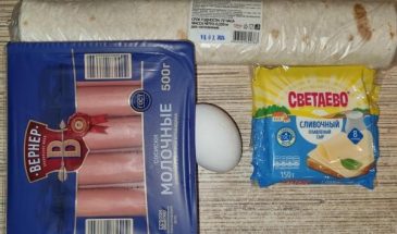 Рецепт: Сосиски в лаваше — Экспресс-рецепт сосисок в тесте. Моя палочка-выручалочка