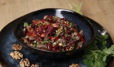 Вкуснейшее грузинское блюдо. Рецепт салата «Тбилиси»