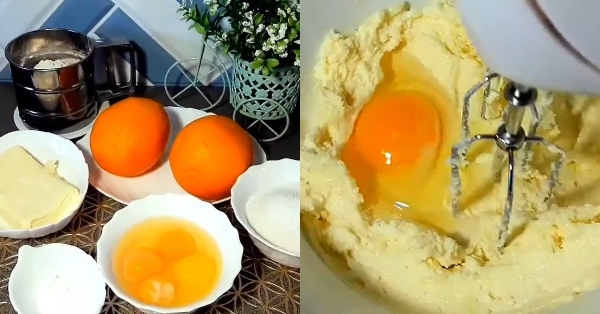 Апельсиновый кекс с апельсиновой глазурью