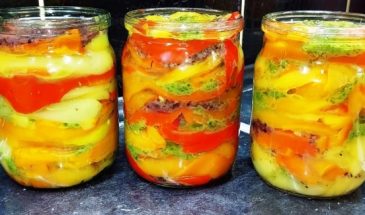 Вкусный запеченный перчик в ароматном масле. Готовится быстро и просто