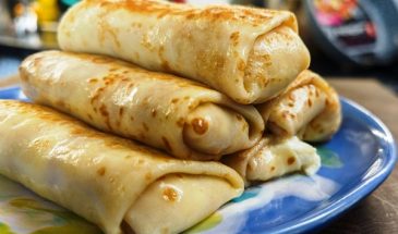 Тонкие блины с начинкой, как в Хачапури. На Масленицу блины готовлю, только так