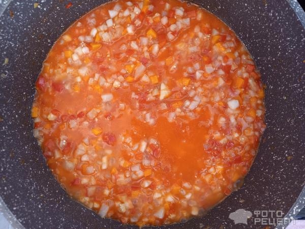 Рецепт: Баклажанная икра с помидорами и сладким перцем - вкусная закуска для всей семьи