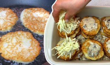 Бандуряники с грибами и сыром