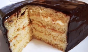 Все смешал и готово: сочный торт без пропитки за 30 минут. Тающая Чародейка