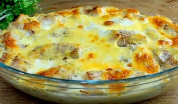 Хек с картошкой в духовке