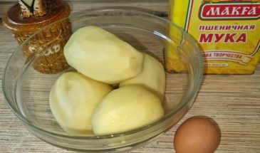 Рецепт: Драники картофельные — В крупную терку, жареные