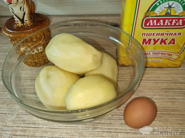Рецепт: Драники картофельные — В крупную терку, жареные