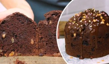 Шоколадный пасхальный кекс без дрожжей