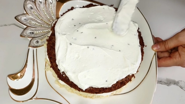 Торт «Кудряш» со сливочным кремом