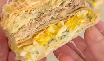 Несладкий торт «Наполеон»: рецепт популярного торта с творогом и грушами