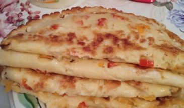 Рецепт: Яичные блинчики с начинкой — Быстрый, вкусный, сытный и красивый завтрак