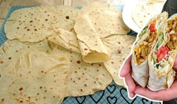Тонкий лаваш для шаурмы: правильный рецепт