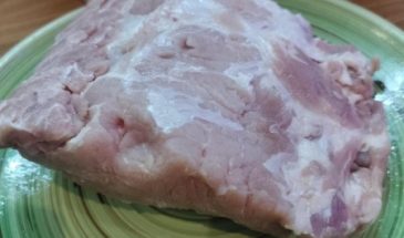 Рецепт: Корейка с апельсинами — в духовке